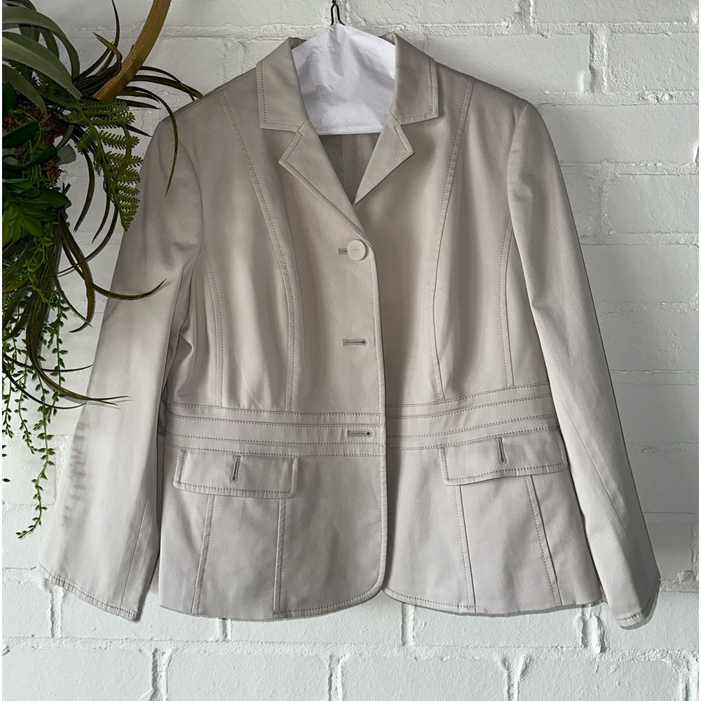 Talbots Tailored 3 Button Womens Blazer